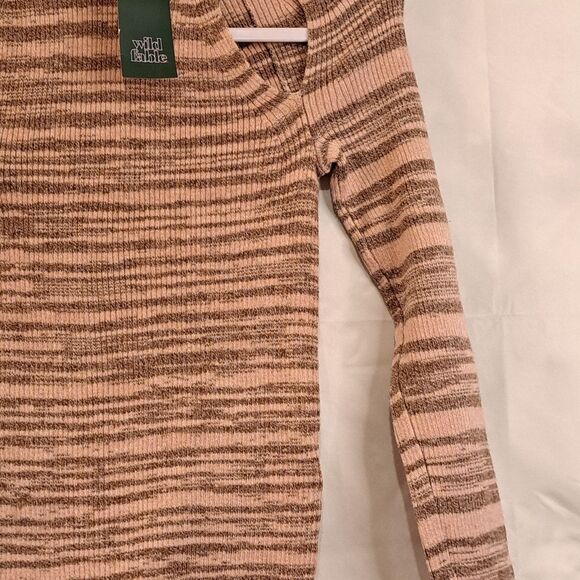 Wild Fable - Women's Mock Turtleneck Fitted Cut Out Pullover Sweater Size M - Picture 6 of 15